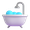bathtub emoji