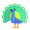 peacock emoji