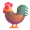 rooster emoji